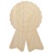 Award Prize Ribbon Unfinished Wood Shape Piece Cutout for DIY Craft Projects